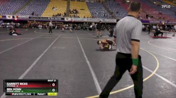125 lbs 2nd Wrestleback (16 Team) - Ben Monn, George Mason vs Garrett Ricks, Wyoming