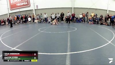 114 lbs Cons. Round 2 - Titus Anderson, SVWC vs Easton Myers, Braddock Wrestling Club