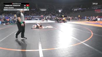 4A/3A/2A/1A Girls 130 Quarterfinal - Zaira Duarte, Pleasant Hill Girls vs Emmeline Livingston, La Grande Girls