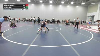80 lbs Rr Rnd 1 - Marcus Nalley, Indiana Outlaws Green - EL vs Zavier Roye, Capital City Wrestling Club - EL