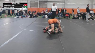 96 lbs Round 3 (10 Team) - Kenny Hartman, Kardiac Kidz vs Marcos Gomez, Empyre WC
