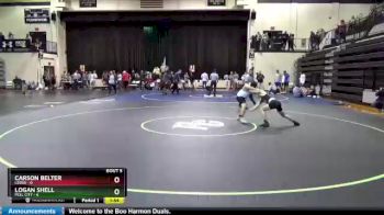 120 lbs Round 2 (8 Team) - Logan Shell, Pell City vs Carson Belter, Leeds