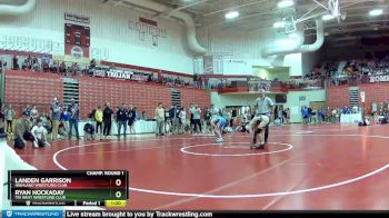 120 lbs Champ. Round 1 - Landen Garrison, Highland Wrestling Club vs Ryan Hockaday, Tri West Wrestling Club