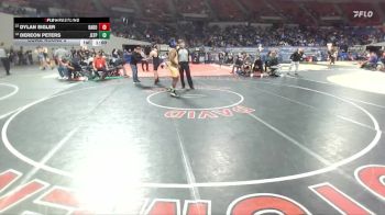 6A Boys 215 lbs Cons. Round 3 - Dereon Peters, Jefferson (Portland) Boys vs Dylan Sigler, David Douglas Boys