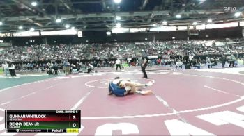 144 lbs Cons. Round 6 - Denny Dean Jr, Caldera vs Gunnar Whitlock, Lewiston