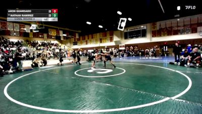 126 lbs Cons. Round 4 - Aron Guardado, South Bakersfield vs Nathan Ramirez, San Dimas