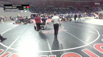 6A Boys 175 lbs Champ. Round 2 - Carson Hunsaker, Sprague Boys vs Mohamed Eisay, Westview Boys
