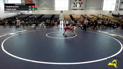 101 lbs Cons. Round 4 - Mason Bloom, Club Not Listed vs Owen Bliss, Pioneer Youth Wrestling