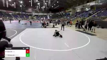 90 lbs Rr Rnd 1 - Patrick Garcia, G-Style vs Zachariah Velasquez, Woodland Park Jr. WC