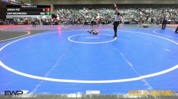 43 lbs Round Of 16 - Josiah Piz, Team Coalinga vs Levi Escarcega, MANU WC