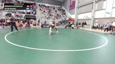 65 kg Cons. Rd Of 16 - Bridgette Sotomayor, Tiger Wrestling Club vs Dylen Ritchey, Tiger Den Wrestling Club
