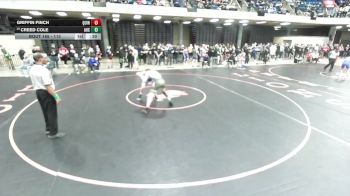 113 lbs Champ. Round 2 - Creed Cole, Mattoon vs Griffin Finch, Quincy (Sr.)