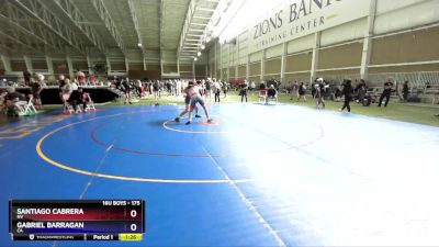 175 lbs Quarterfinal - Santiago Cabrera, NV vs Gabriel Barragan, CA