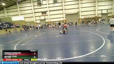 125 lbs Round 3 - Thomas Hamilton, Tech Wrestling Club vs Rhyker Cook, Bear River