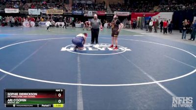 235G 5th Place Match - Sophie Didrickson, Mt. Edgecumbe High School vs Ari O`Domin, Bristol Bay