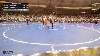 80 lbs Round Of 64 - Blade Josephson, Texas Elite vs Lorenzo Sipres, Adams City