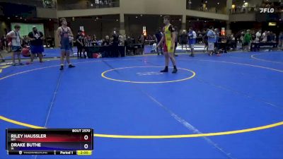 215 lbs Cons. Round 3 - Riley Haussler, NM vs Drake Buthe, IA