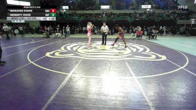 140 lbs Final - MiHeaven Evans, Chester vs Serenity State, Gaffney