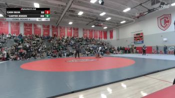 132 lbs Cons. Round 4 - Carter Jensen, Highland vs Cash Silva, Durango