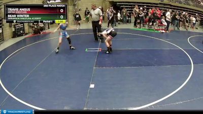 79 lbs 3rd Place Match - Bear Winter, Sanderson Wrestling Academy vs Travis Angus, Uintah Wrestling