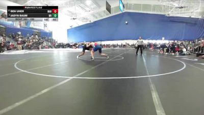 190 lbs Cons. Semi - Jadyn Baum, Washburn Rural vs Ben Uher, Manhattan
