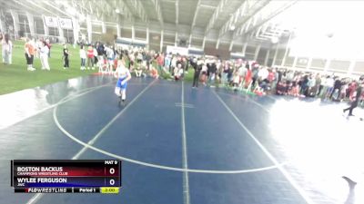 92 lbs Round 1 - Boston Backus, Champions Wrestling Club vs Wylee Ferguson, JWC