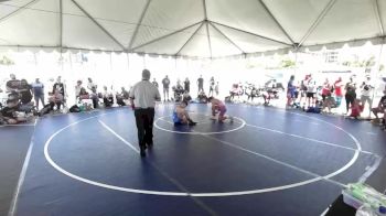 130 lbs Rr Rnd 1 - Jacob Fernandez, Sunkist Kids/ Monster Garage vs Niko Dockery, Mat Time