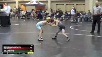 50 lbs Finals (2 Team) - Brandon Montalvo, Iowa Gold vs Taten Roper, Missouri Gold