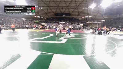 Boys 3A 120 lbs Cons. Round 7 - Hollender Lynch, Edmonds-Woodway vs Antonio Beveridge, Eastside Catholic