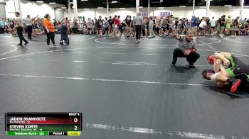 132 lbs Round 2 (8 Team) - Steven Korte, Pocono Regional WC vs Jadon Shanholtz, 84 Athletes