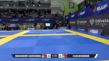 Lillian Jane Marchand vs Mariah Mckennitt Alvares Barbosa 2025 European Jiu-Jitsu IBJJF Championship