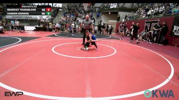 55 lbs Quarterfinal - Brantley Youngblood, Raw Wrestling Club vs Connor Johnson, Brushy Wrestling Club