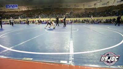 92 lbs Consi Of 4 - Rhett Rowland, Little Axe Takedown Club vs Salma Martinez, El Reno Wrestling Club