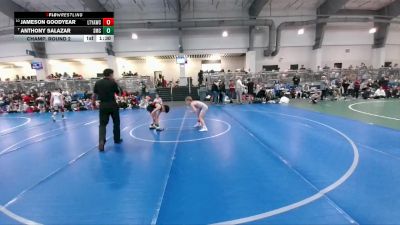 75 lbs Champ. Round 2 - Anthony Salazar, Spartan Mat Club vs Jameson Goodyear, Lake Travis Youth Association Wrestling Club