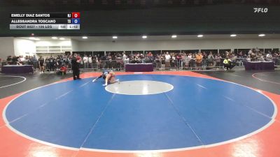 106 lbs Round Of 32 - Emelly Diaz Santos, NJ vs Allessandra Toscano, TX