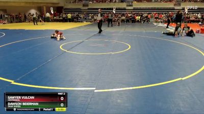 68 lbs Cons. Round 2 - Dawson Beierman, Sauk Rapids vs Sawyer Vulcan, Centennial