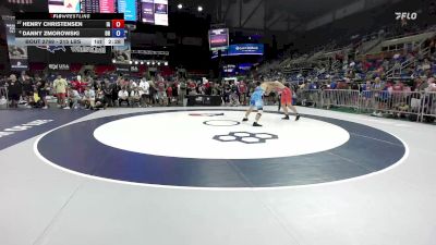 215 lbs Champ. Rd Of 32 - Henry Christensen, IA vs Danny Zmorowski, OH