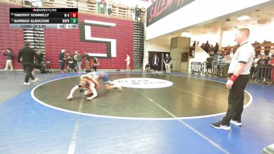 144 lbs Consi Of 8 #2 - Timothy Donnelly, Whitman-Hanson vs Sarmad Alsultani, West Springfield