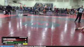 45 lbs Quarterfinal - Logan Nelson, MN Elite vs Coen McDonough, Pursuit Wrestling Minnesota