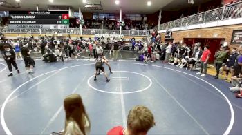 120 lbs Champ. Round 2 - Logan Loaiza, Post Falls vs Xavier Guzman, Othello