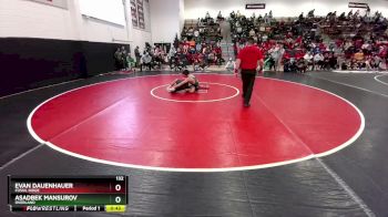132 lbs Cons. Round 2 - Asadbek Mansurov, Overland vs Evan Dauenhauer, Fossil Ridge