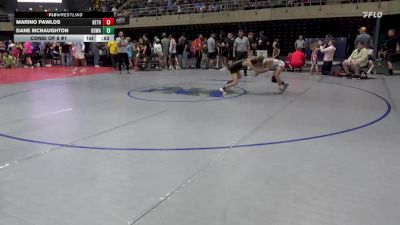 86 lbs Consi Of 8 #1 - Marino Pawlos, Bethel Park vs Dane McNaughton, Gowanda