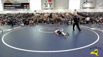 80 lbs Champ. Round 1 - Maximus DellaPenta, Eden Wrestling Club vs Dylan Travis, Club Not Listed