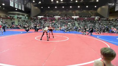 86 lbs Cons. Round 2 - Channing Clark, Prairie Grove Youth Wrestling vs Josiah Moretto, Gravette Wrestling Club