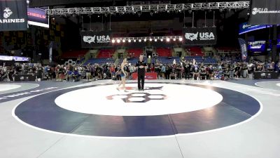 115 lbs Champ. Rd Of 128 - Nina Merunka, NJ vs Malia Ottow, WA