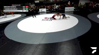 Cons. Round 4 - Emiliano Gamboa, Exeter Union High School Wrestling vs Xavier Escamilla, Cali Warriors Wrestling