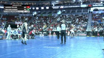 3A-126 lbs Cons. Round 2 - Brayden Sundby, Pella vs Andrew Roland, Ankeny Centennial