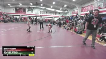 75 lbs Round 5 - Braylen Brown, Pirate Powerhouse Wrestling Ac vs Brody Albert, Carrollton Youth Wrestling