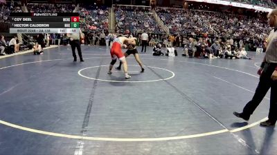 2A 138 lbs Cons. Round 2 - Coy Deel, West Craven High School vs Hector Calderon, Manteo High School