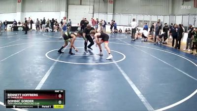 85 lbs Cons. Semi - Bennett Hoffberg, St. Charles WC vs Dominic Gorder, Team Donahoe Wrestling Club